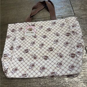 Game On Tote bag football team 21x19 NWT
